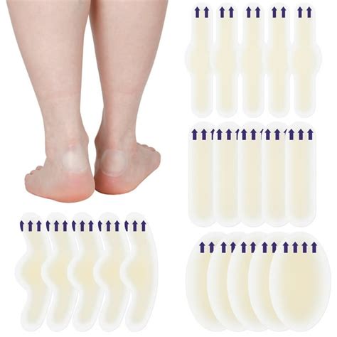 BUBABOX 20 Pcs Blister Pads,Blister Bandages, Heel Blister Pads, Waterproof Blister Prevention ...