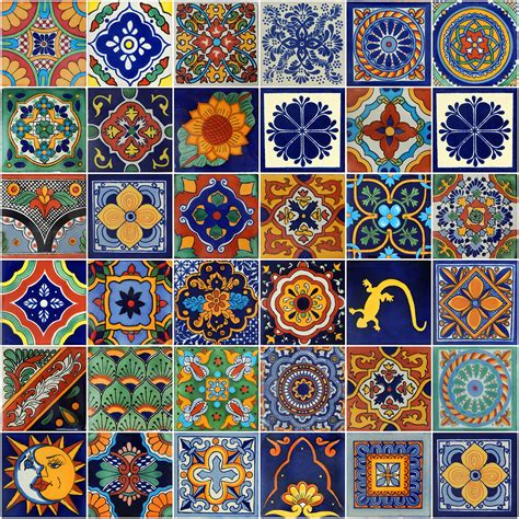 Color y Tradicion Mexican Tiles 4x4 Handpainted Hundred Pieces Assorted Designs 19962312045 | eBay