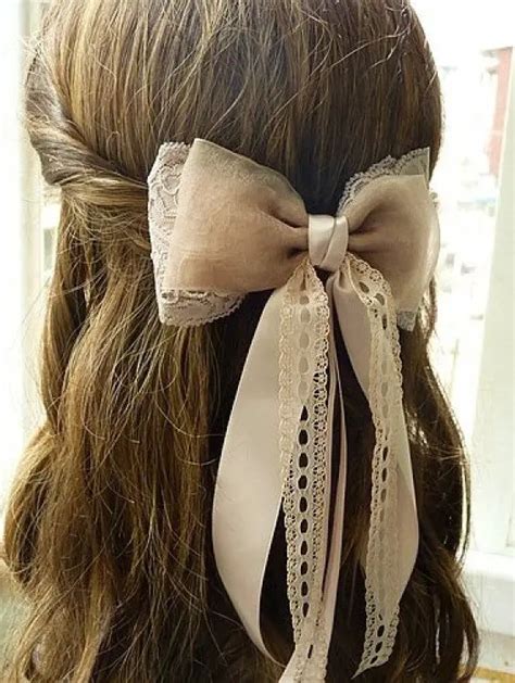 32 Adorable Hairstyles with Bows - Style Motivation