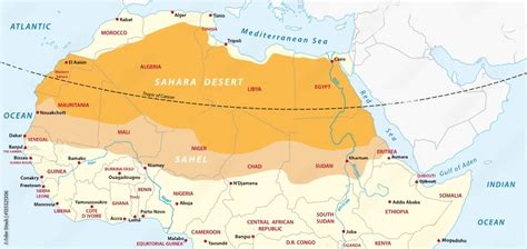 Sahara Desert Map: Discovering The Mysteries Of The World's Largest Hot ...