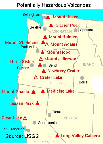 Cascade Range | Cascade Range Volcanoes | Cascade range