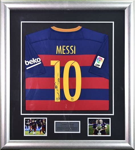 Lionel Messi signed Barcelona jersey 2015-16 - Professional - Catawiki