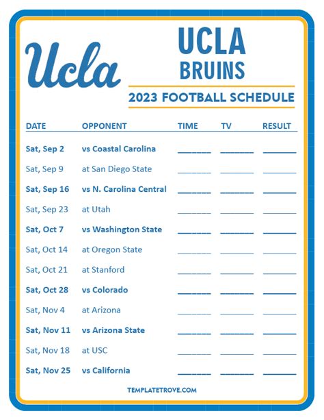 Ucla 2024 Football Schedule - Elga Gilberta