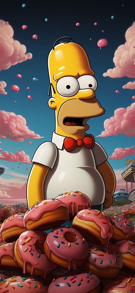 Homer Simpsons & Doughnuts Wallpapers - Simpsons Wallpaper 4k