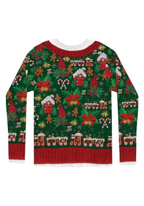 Men's Ugly Christmas Cardigan Shirt