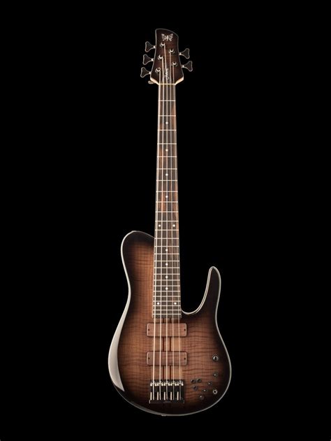 NAMM 2018 Fodera Imperial MG 5 String Elite Black Burst Bass Guitar ...