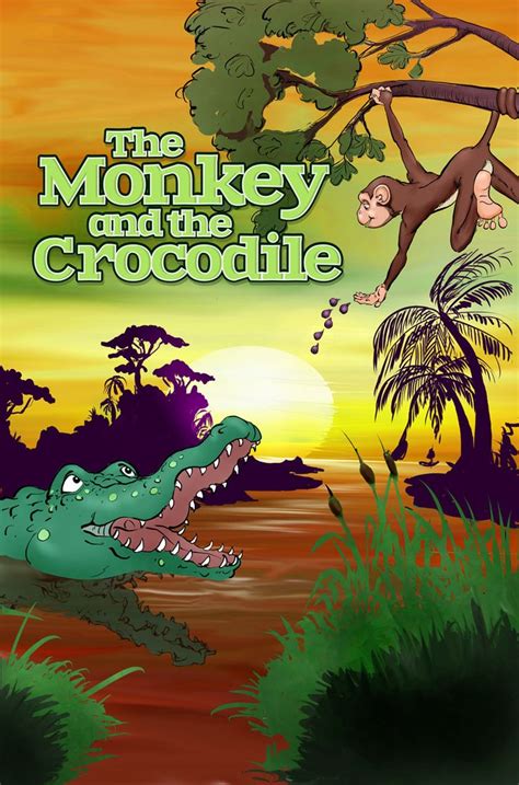 The Monkey and the Crocodile | Picture story for kids, English stories for kids, Moral stories ...