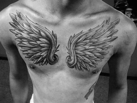 Top 39 Wing Chest Tattoo Ideas - [2021 Inspiration Guide]