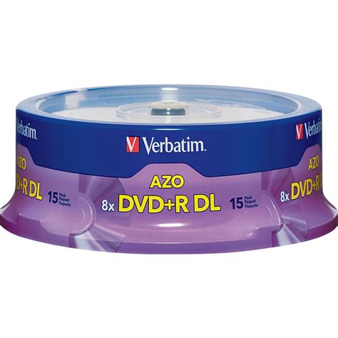 Double Layer DVD+R DL 8.5GB 8x 15pk Spindle - Walmart.com - Walmart.com