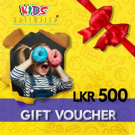 Gift Voucher - Rs. 500 - Kids Unlimited