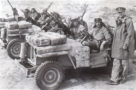 [Photo] A close-up of a British heavily armed patrol of L Detachment ...