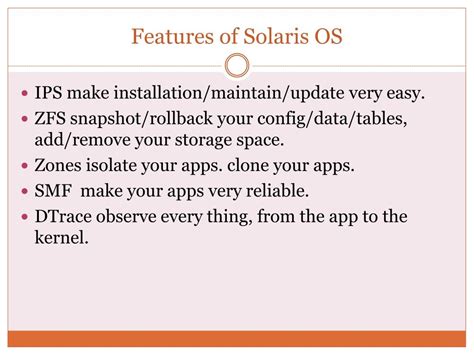 PPT - Solaris Operating System PowerPoint Presentation, free download ...