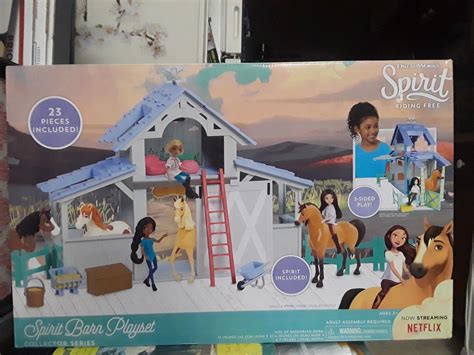 Spirit Riding Free Barn Playset NEW 23 Accessory Pieces Dreamworks Netflix | #1963571228