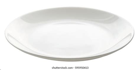 Empty Plate Isolated On White Stock Photo 595950413 | Shutterstock