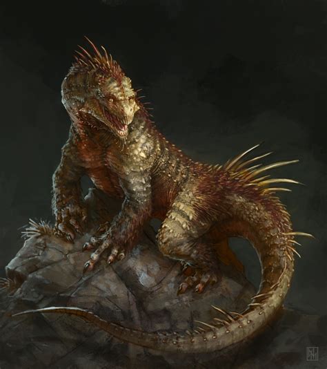 ArtStation - Reptilian creature design