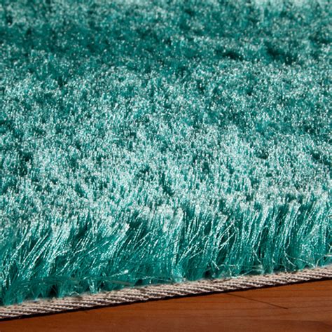 Silky Shag Rug // Teal (8'-0"L x 10'-0"W) - Luxe Rugs - Touch of Modern