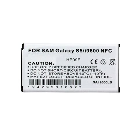 Replacement Samsung Galaxy S5 Cell Phone Battery With NFC Support ...