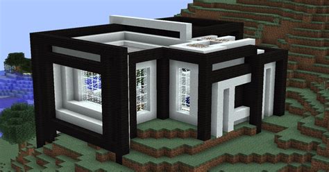 Black n` white house Minecraft Map