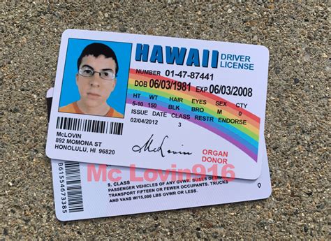 🌈🤓 McLovin ID CARD Movie Superbad Mc Lovin Ultra High Definition PRINT 🌈🤓 | eBay