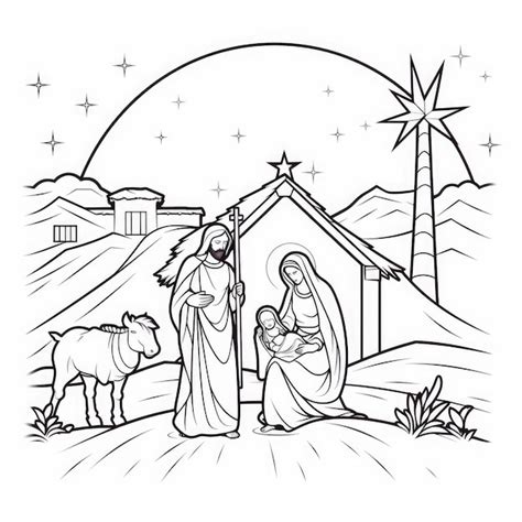 Journey to Bethlehem A Delightful Coloring Book of Jesus' Birth ...