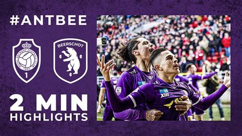 RAFC 2-1 K. BEERSCHOT V.A. | #HIGHLIGHTS | SHANKLAND GOAL NEGATED BY VAR GIVES ANTWERP THE WIN ...