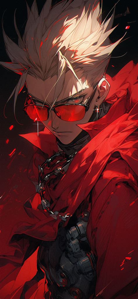 Trigun Vash the Stampede Dark Red Wallpapers - Trigun Wallpapers