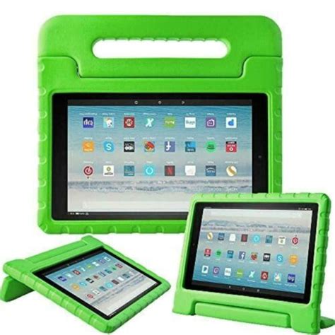 AMAZON FIRE HD8 16GB (7th Gen) KIDS EDITION NEW CASE & STYLUS PEN Bundle GREEN | eBay