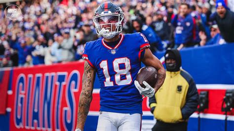 Isaiah Hodgins catches 6-yard pass for first career TD | Giants vs ...