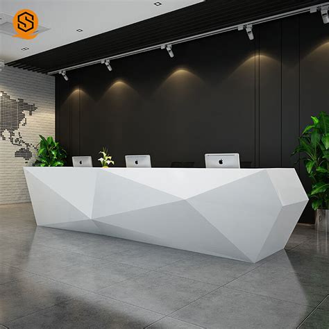 Modern Design Reception Counter Front Desk Reception Desk - China ...