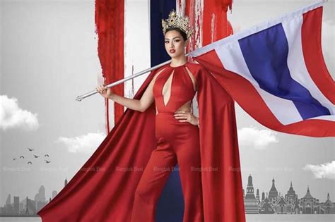 Miss Universe Thailand accused of flag abuse