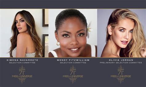 Miss Universe Judges: MUO Announces All-female Selection Committee