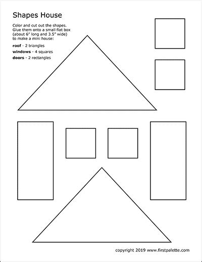 Shapes House Template | Free Printable Templates & Coloring Pages ...