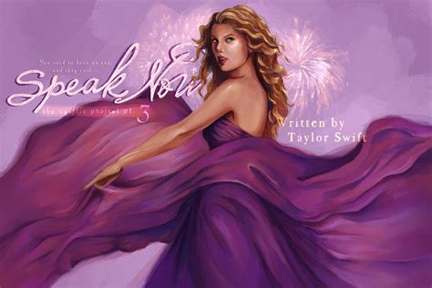Taylor Swift Speak Now Tour Album Cover