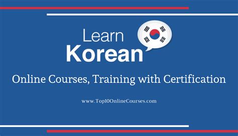 Best Korean Language Online Courses, Training with Certification-2022 Updated - Top 10 Online ...