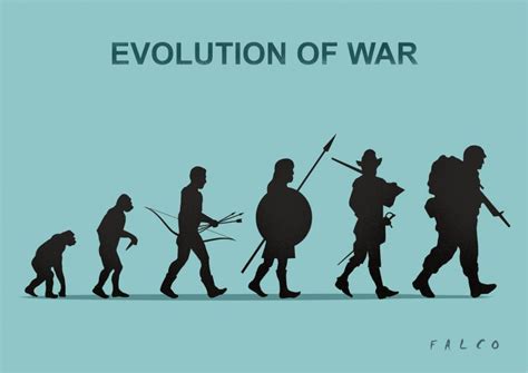 Evolution of war. | Cartoon Movement