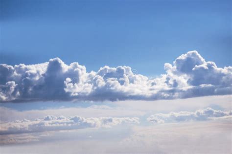 Stratocumulus of Clouds at Sunset. Sky. Stock Image - Image of rain ...