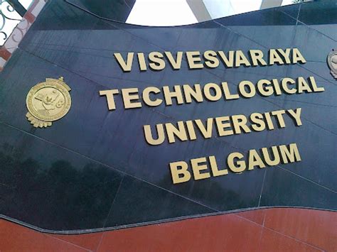 Visvesvaraya Technological University (VTU) in Belgaum,