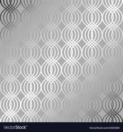 Decorative silver pattern background Royalty Free Vector