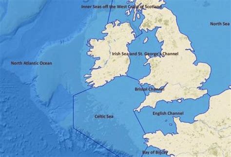 About Celtic Sea, facts and maps - IILSS-International institute for Law of the Sea Studies