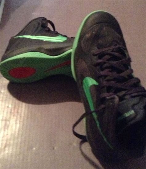 Some nike Hyperfuse green and grey and red is an awesome shoe for the ...