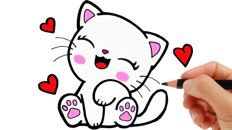 Cute Easy Cute Cat Drawing Images - bmp-bleep