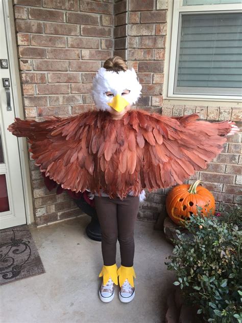 DIY Eagle Halloween costume for girls. Handmade. | Eagle costume ...