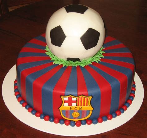 Barcelona cake, Soccer cake, Football cake