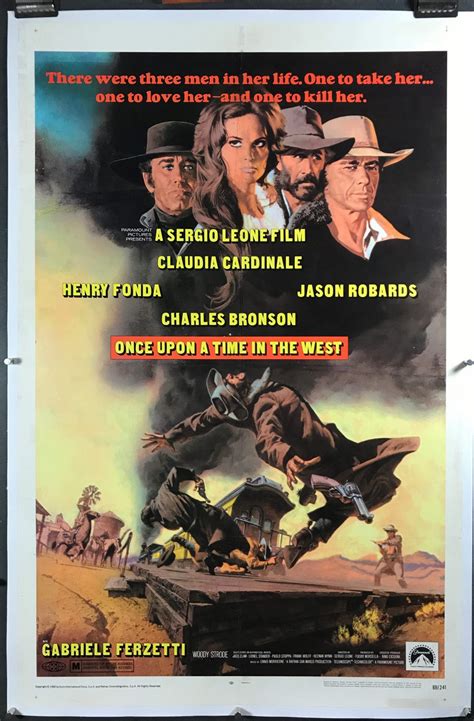 ONCE UPON A TIME IN THE WEST, Original Henry Fonda Vintage Movie Poster - Original Vintage Movie ...