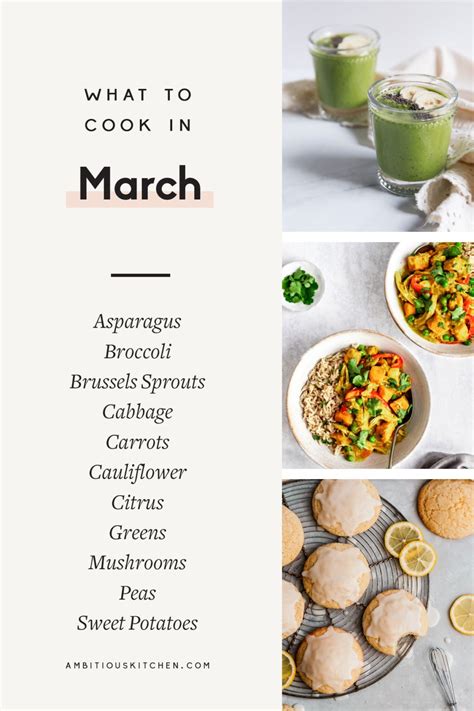 31 Seasonal, Healthy Recipes to Cook in March | Ambitious Kitchen | Healthy recipes, Cooking ...