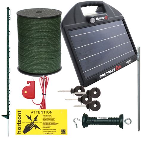 Green Solar Electric Fencing Kit