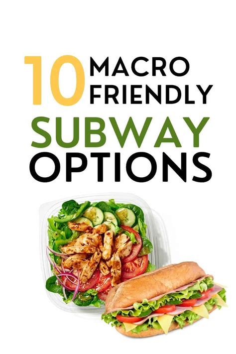 10 Macro Friendly Subway Options | Randa Nutrition