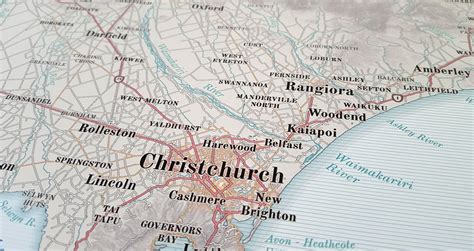 Province of Canterbury Antique Map | The Map Kiwi