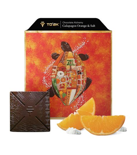 To'ak Alchemy Galapagos Orange and Salt Dark Chocolate Bars (56g) | Harrods UK