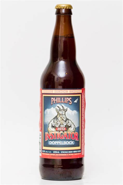 Phillips Brewing Co. – 2012 Instigator Doppelbock | Beer Me British Columbia